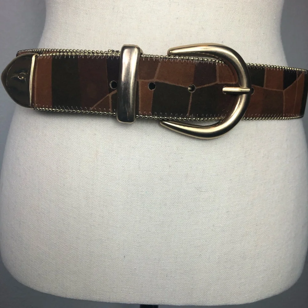 Vintage Patchwork Velvet Belt